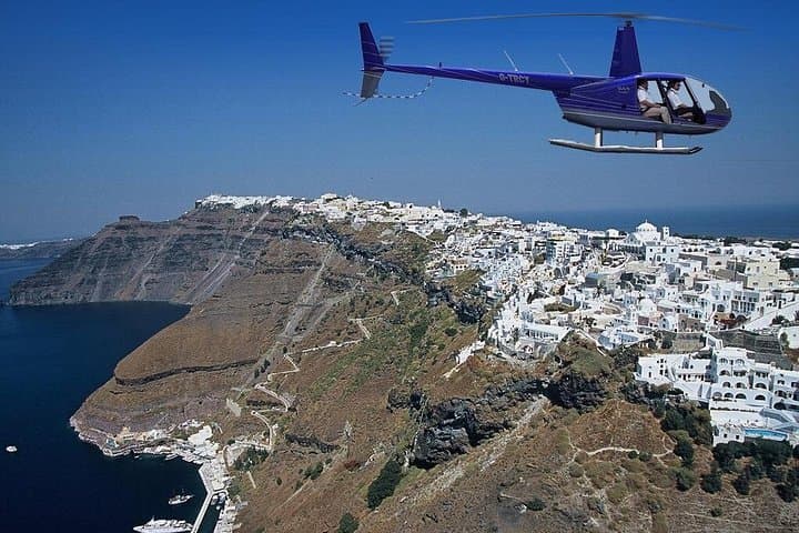 Santorini Helicopter Flight