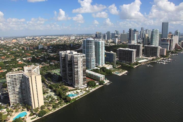 Miami Helicopter Experience with Transportation and champagne