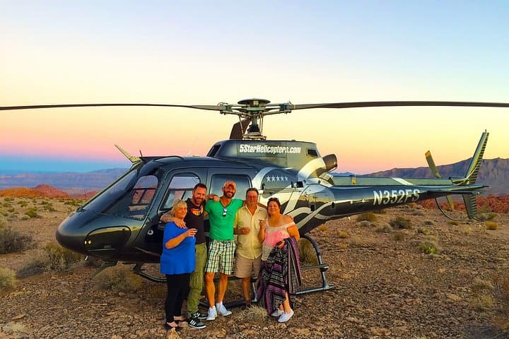 Champagne toast at the Valley of Fire