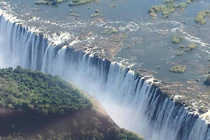 Helicopter Flight of Angels above the Falls( window view)