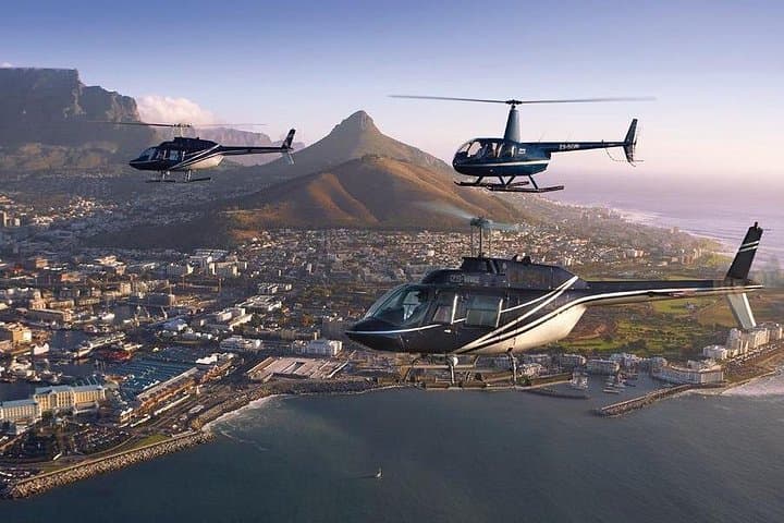 3-Day Attraction Tour: Helicopter & Cape Peninsula & Wine Tasting