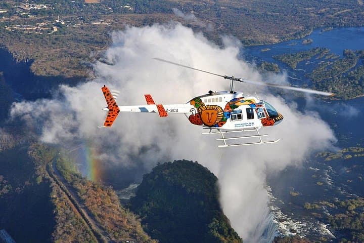 Helicopter Scenic Flight Over Victoria Falls - 13 Minute Flight.