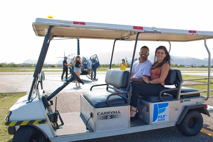 Cart that leads to the Helicopter