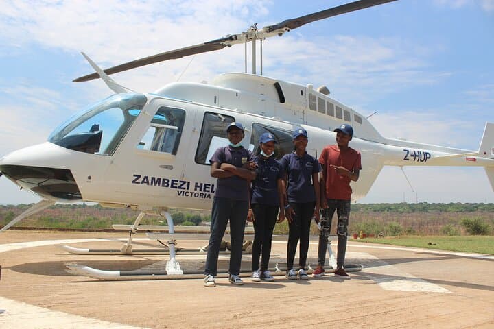25 minutes scenic helicopter flight above Victoria Falls-Zimbabwe