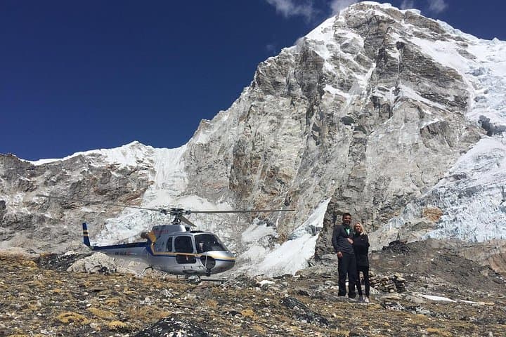 Everest Base Camp Landing by Helicopter at kalapathar View Point