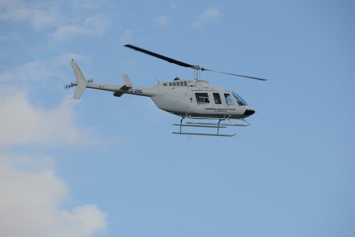 15 minutes scenic helicopter flight above Victoria Falls-Zimbabwe