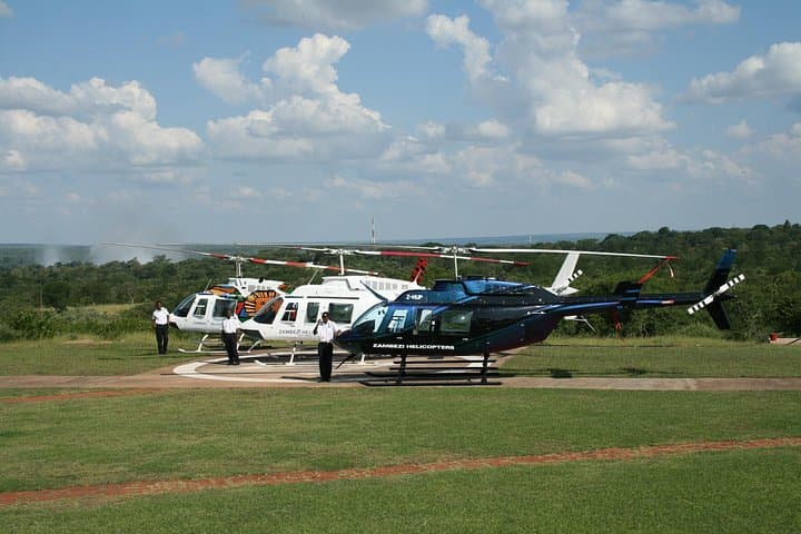 15 minutes scenic helicopter flight above Victoria Falls-Zimbabwe