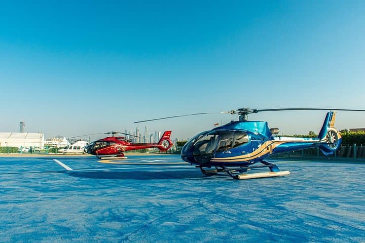 2 Hours Dhow Dinner Cruise with Helicopter Ride in Dubai