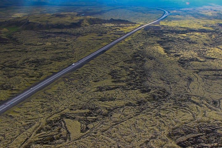Lava fields outside the Capital Area.