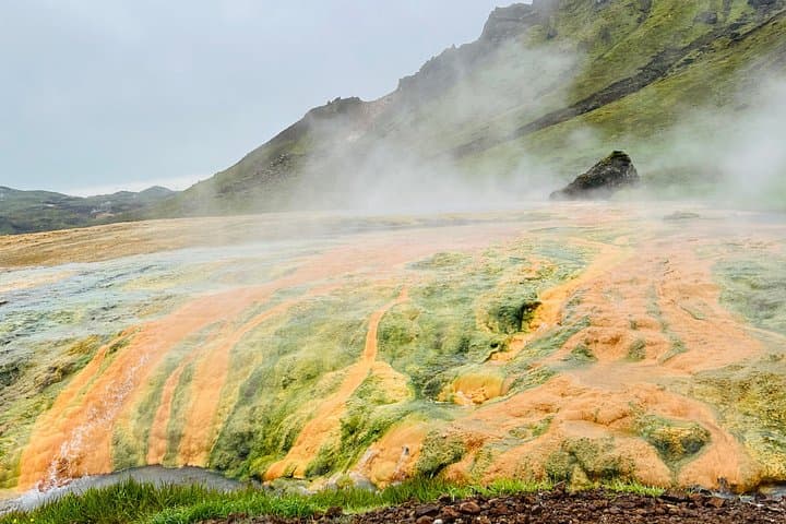Fire and Ice Helicopter Tour Glacier and Hengill Geothermal Area