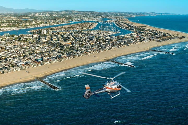 Coastal California Helicopter Tour from Long Beach