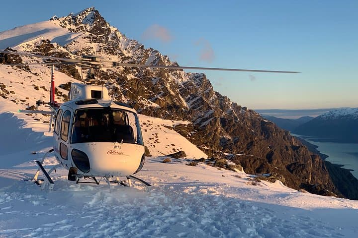 Remarkables flight during Winter (snow landing)