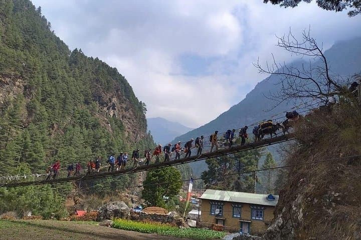 Suspension Bridges to reach Phakding
