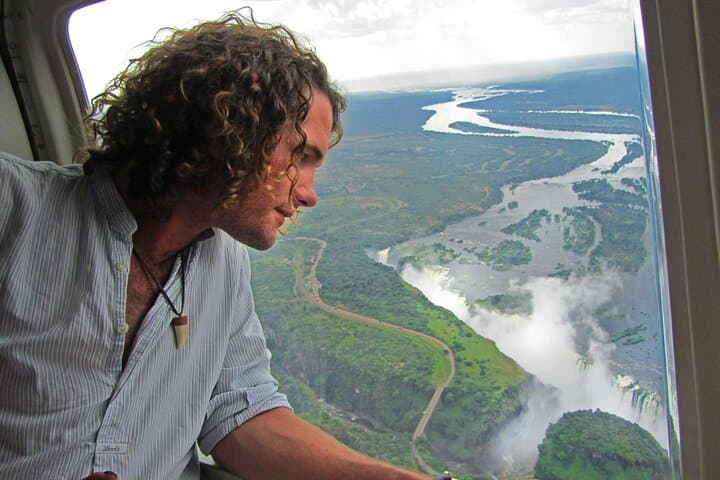 Helicopter Flight+window Seat Guarantee over the Victoria Falls