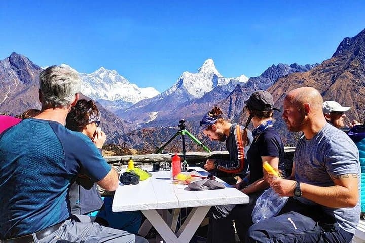 Travelers at Hotel Everest View