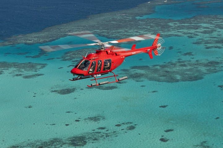 Private Helicopter Tour: Reef Island Snorkeling and Gourmet Picnic Lunch