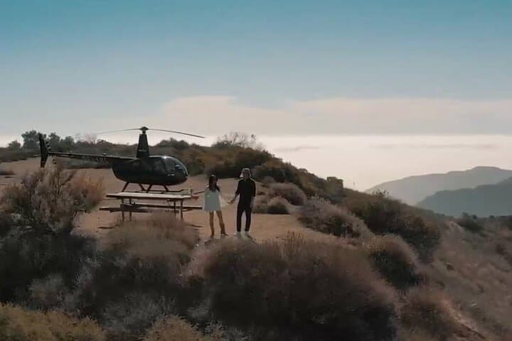 Romantic Malibu Mountaintop Landing Helicopter Tour from Burbank