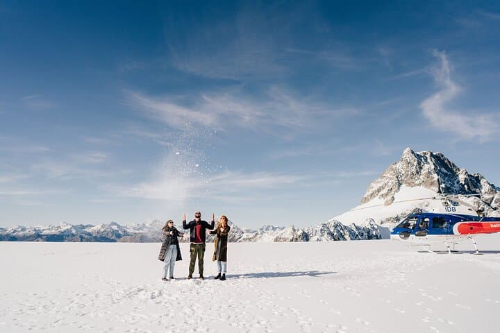 Fresh alpine snow