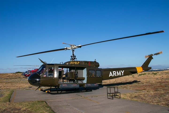 Huey Army Helicopter Adventure Flight in Cape Town