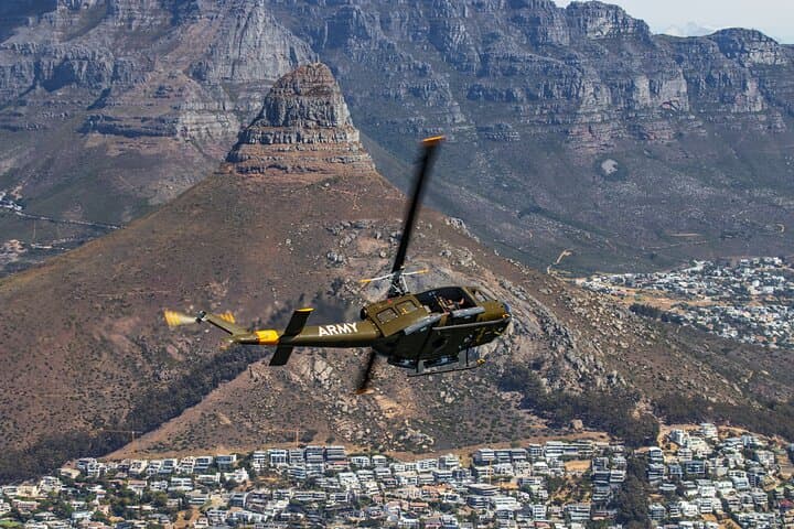 Huey Army Helicopter Adventure Flight in Cape Town