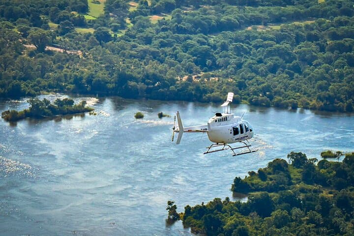 Helicopter Flight Over Victoria Falls