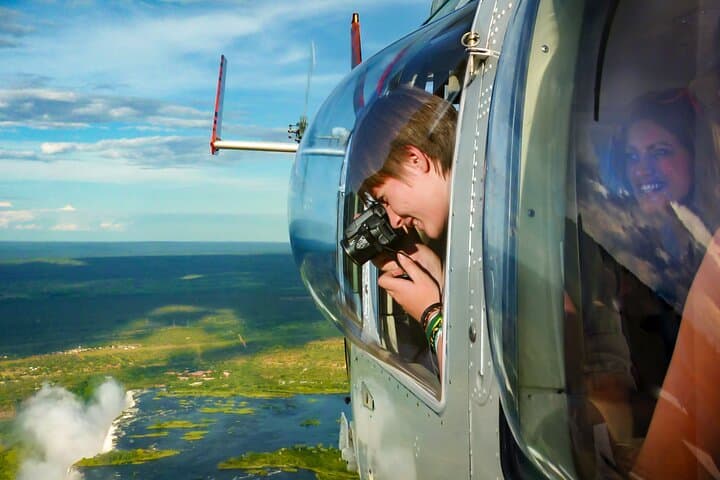 Helicopter Flight Over Victoria Falls