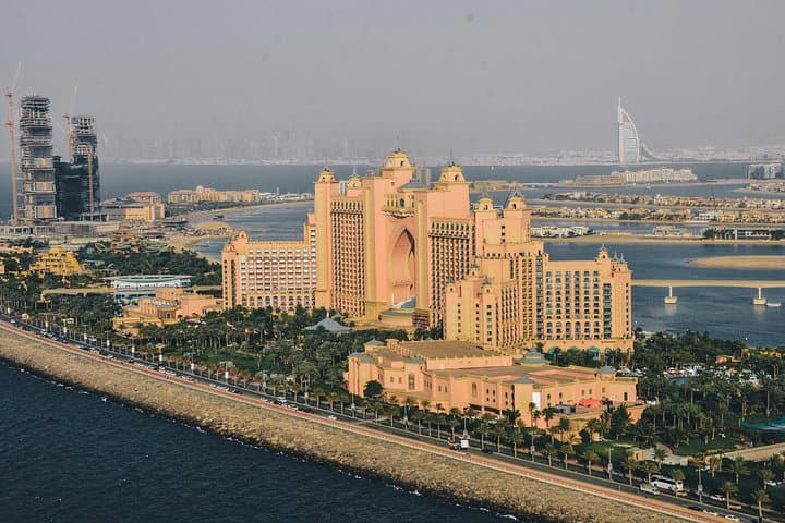 Atlantis Helicopter Tour and Lotus Megayacht Dinner Cruise