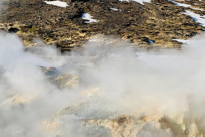 Fire and Ice Helicopter Tour Glacier and Hengill Geothermal Area