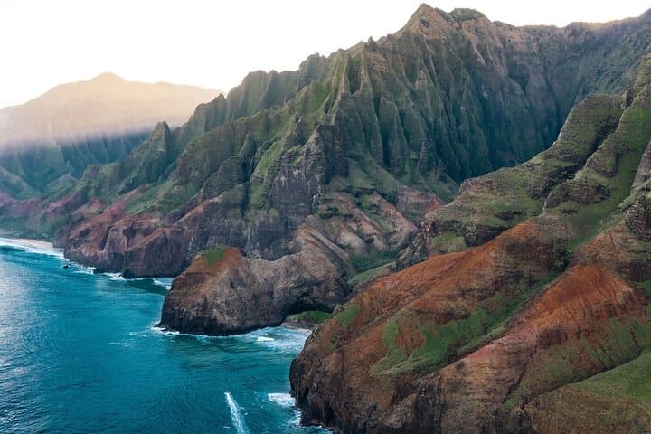 Sunlight over the Napali Coast