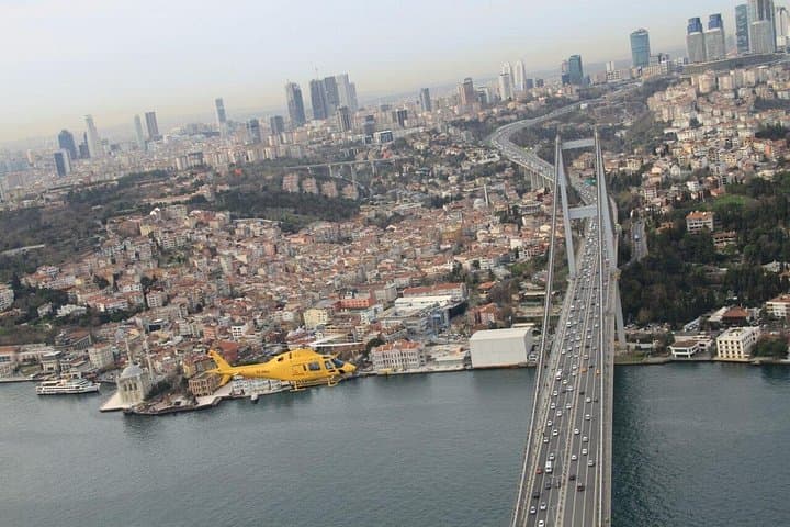 A Majectic Helicopter Tour in Istanbul