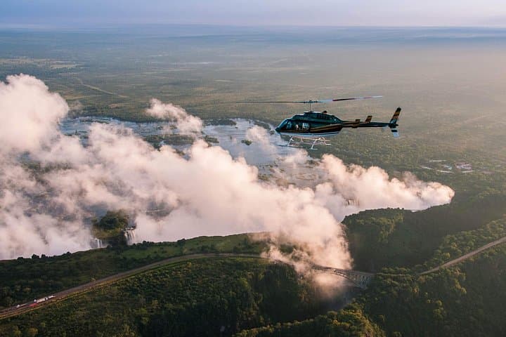 Helicopter Tour over Vic Falls