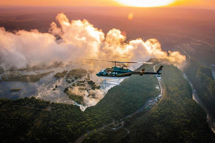 Helicopter Tour over Vic Falls