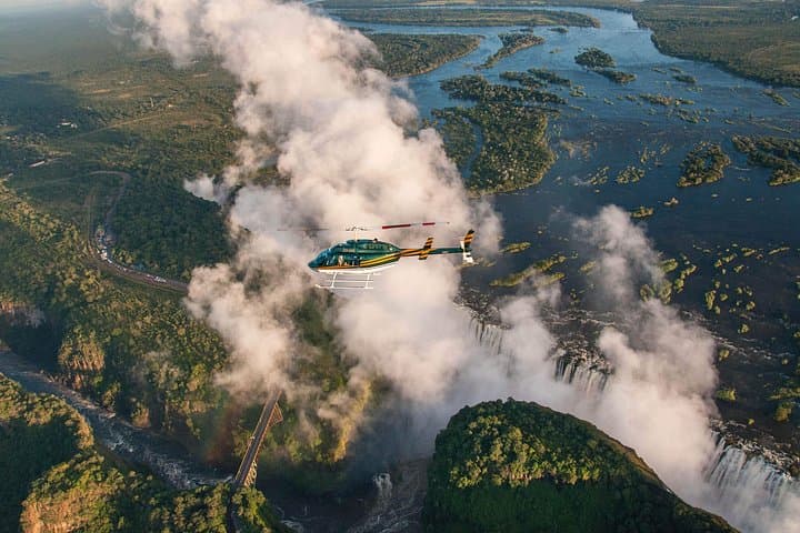 Helicopter Tour over Vic Falls