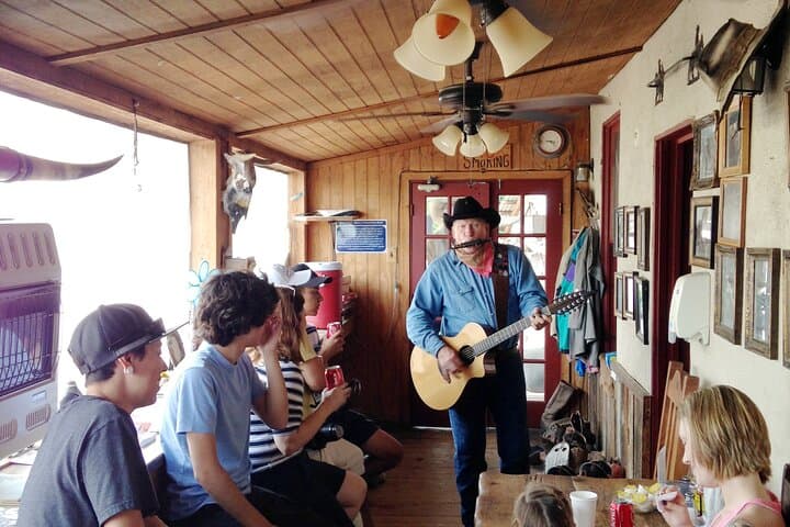 Enjoy your western-style lunch at the Ranch House (included)
