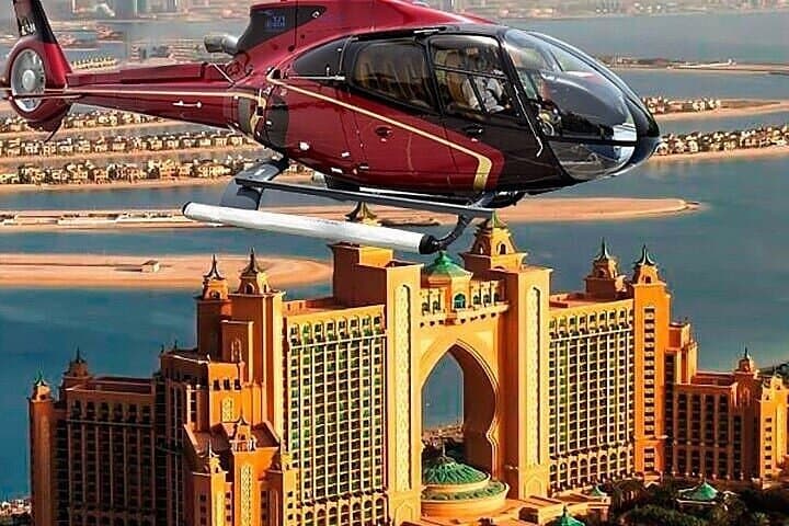 Dubai Helicopter Ride Burj Khalifa Palm Jumeirah and Marina Views