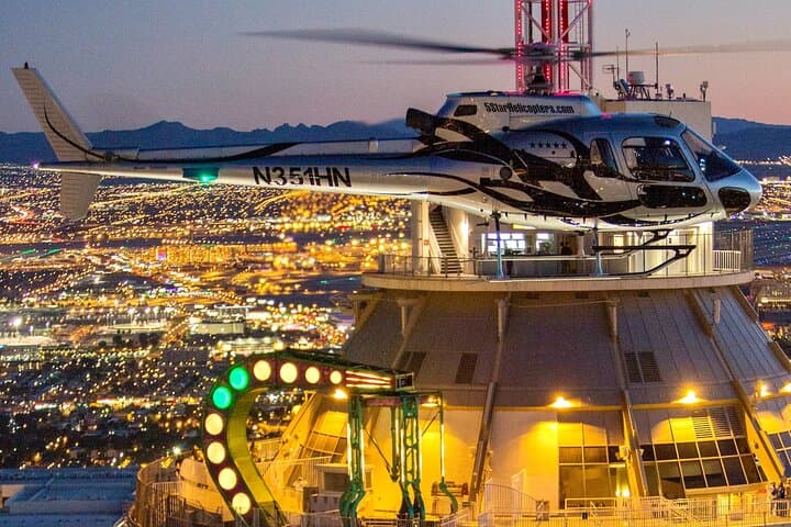 Fly past the World famous Stratosphere Tower