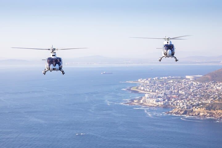 Cape of Good Hope Scenic Helicopter Flight with Free Boat Cruise