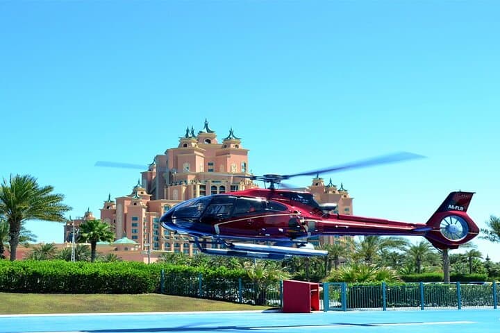 Dubai Helicopter Ride Burj Khalifa Palm Jumeirah and Marina Views