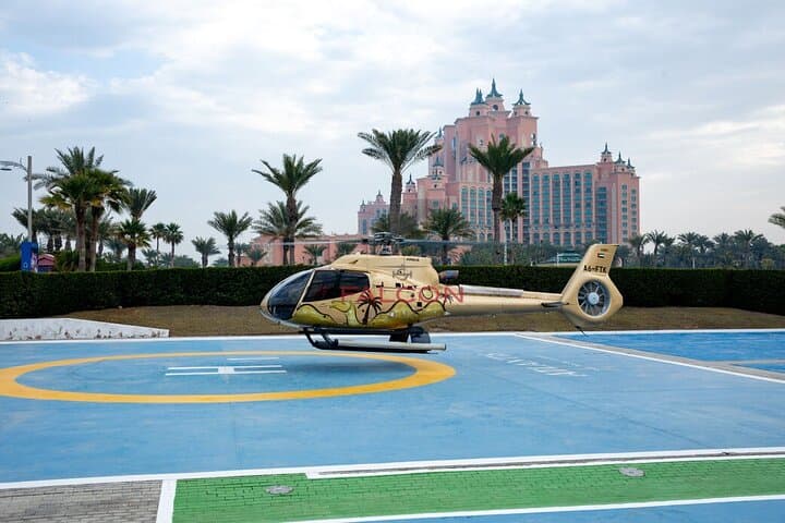 Dubai Helicopter Ride Burj Khalifa Palm Jumeirah and Marina Views