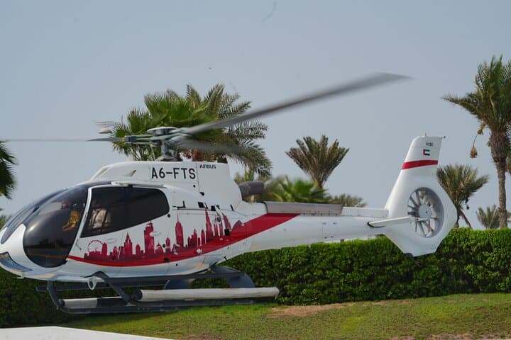 Atlantis Helicopter Tour and Lotus Megayacht Dinner Cruise