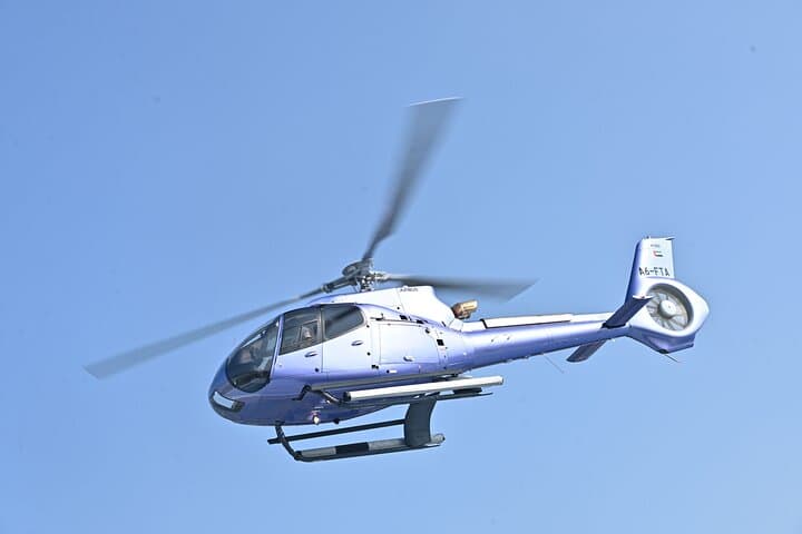 Atlantis Helicopter Tour and Lotus Megayacht Dinner Cruise