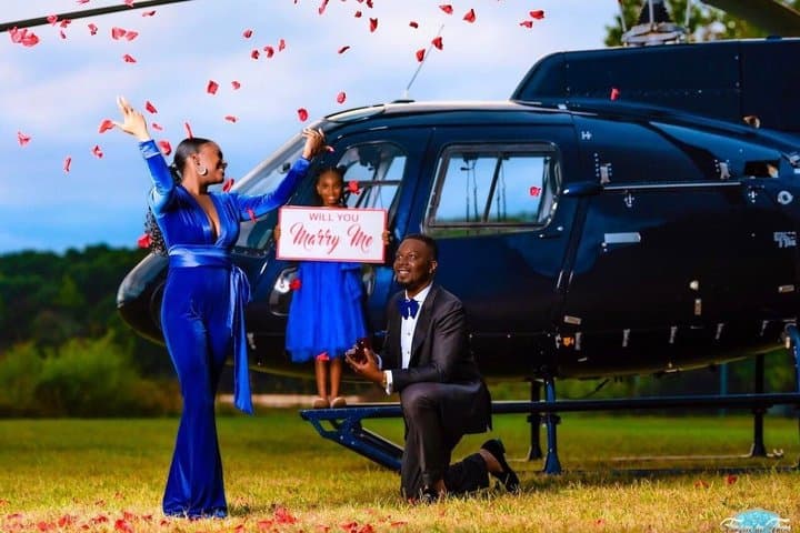 Scenic Lakeside Proposal with Luxury Helicopter from NYC