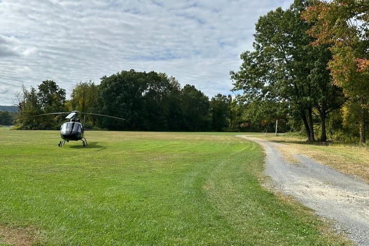 Scenic Lakeside Proposal with Luxury Helicopter from NYC