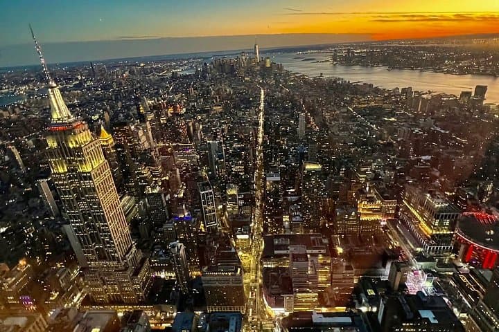 New York City Sunset Helicopter Tour from New Jersey