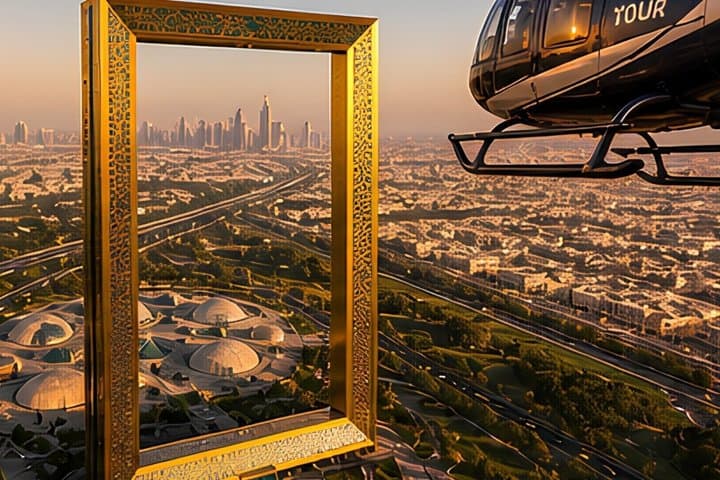 Dubai Helicopter Tour with Burj Khalifa & Skyline Top Views