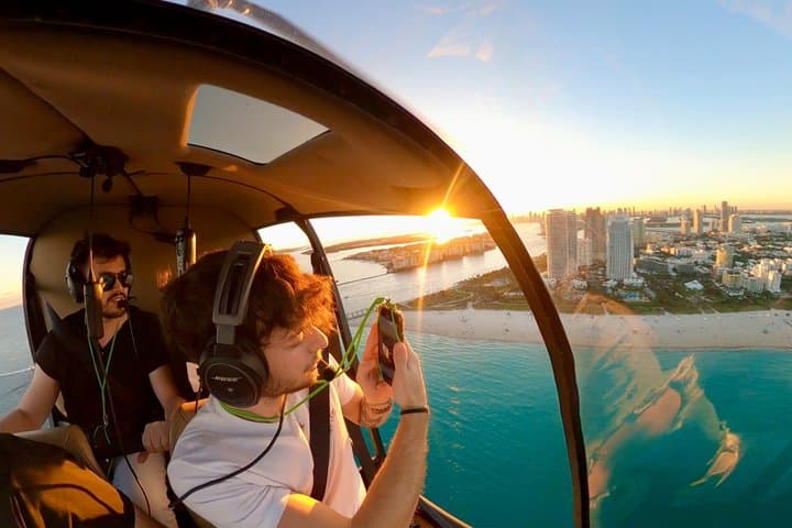 Miami Private Helicopter Tour for 3 Passengers