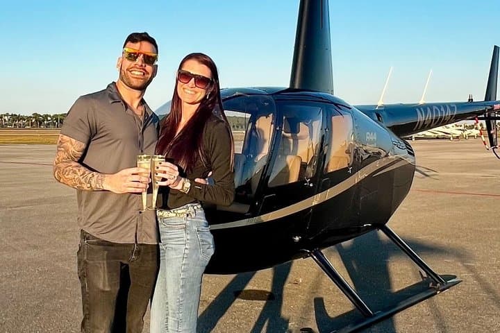 Miami Private Helicopter Tour with Champagne