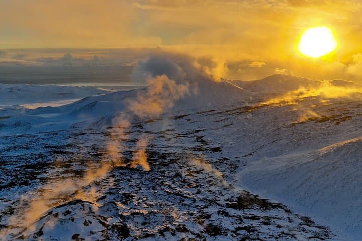 Reykjavik Helicopter Private Tour of Volcanoes