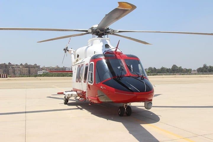 Cairo Helicopter Tour Pyramids Sphinx and Grand Egyptian Museum