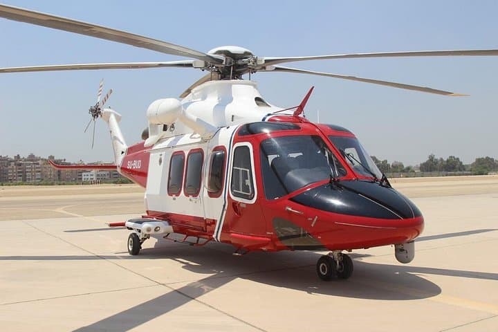 Cairo Helicopter Tour Pyramids Sphinx and Grand Egyptian Museum